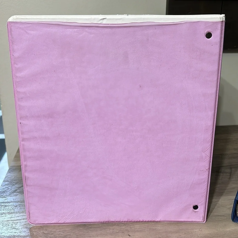 PRE OWNED 6 VARIOUS SIZES OF BINDERS WITH 70 SHEET PROTECTORS